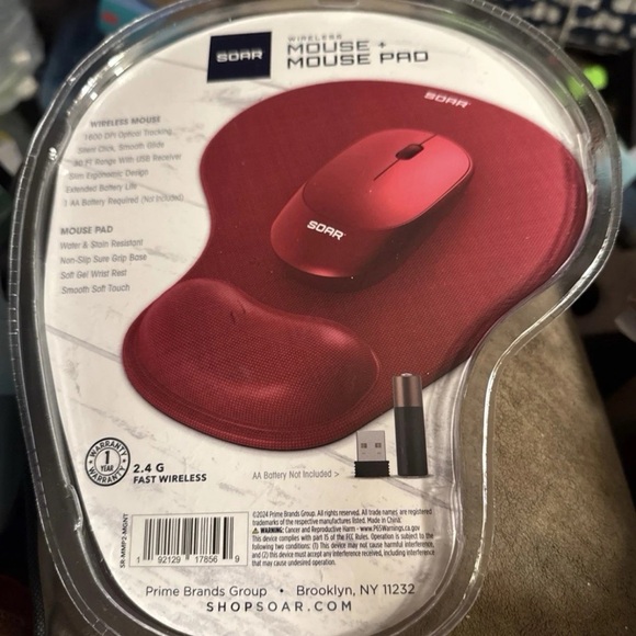 Wireless Mouse and Mousepad - Picture 2 of 2